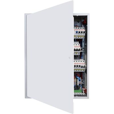 VEVOR Trampilla de Inspección 823x620 mm de Acero Galvanizado, Puerta de Acceso para Paneles de Yeso, con Pestillo de Destornillador, para Instalación de Fontanería y Electricidad en Techos, Blanco VEVOR Trampilla de Inspección 823x620 mm de Acero Galvanizado, Puerta de Acceso para Paneles de Yeso, con Pestillo de Destornillador, para Instalación de Fontanería y Electricidad en Techos, Blanco