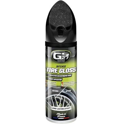 GS27 Brillo Intenso para Neumáticos con Espuma de aplicación 400 ml, Protección y Brillo Extremos Fácil de aplicar GS27 Brillo Intenso para Neumáticos con Espuma de aplicación 400 ml, Protección y Brillo Extremos Fácil de aplicar