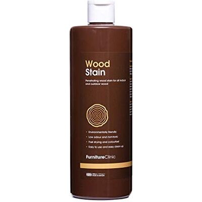 Furniture Clinic Tinte para madera : tinte para madera de secado rápido, altamente concentrado y fácil de aplicar para toda la madera de interior y exterior (Negro, 500 ml) Furniture Clinic Tinte para madera : tinte para madera de secado rápido, altamente concentrado y fácil de aplicar para toda la madera de interior y exterior (Negro, 500 ml)