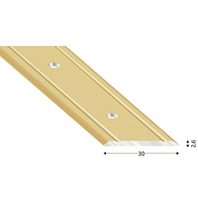 Kügele – Perfil Aluminio Arena anodizado 30/1000 mm, 1 pieza, Kügele – Perfil Aluminio Arena anodizado 30/1000 mm, 1 pieza,