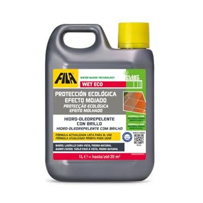 FILA Surface Care Solutions , Protector Tonalizante con Efecto Mojado en base acuosa para Barro, Terracota y Piedra Natural muy absorbentes, 1L FILA Surface Care Solutions , Protector Tonalizante con Efecto Mojado en base acuosa para Barro, Terracota y Piedra Natural muy absorbentes, 1L