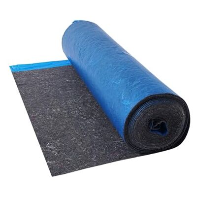 VEVOR Base para Suelo Laminado 18,6 m²/Rollo con Barrera de Vapor Integrada, Película Fibra y PE Alta Resistencia, Insonorizante y Antirruido, para Suelos de Madera, 18600 x 1000 x 3 mm, Azul VEVOR Base para Suelo Laminado 18,6 m²/Rollo con Barrera de Vapor Integrada, Película Fibra y PE Alta Resistencia, Insonorizante y Antirruido, para Suelos de Madera, 18600 x 1000 x 3 mm, Azul