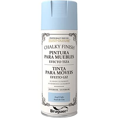 Bruguer Rust-Oleum Chalky Finish pintura para muebles en spray Azul Cielo 400 ml Bruguer Rust-Oleum Chalky Finish pintura para muebles en spray Azul Cielo 400 ml