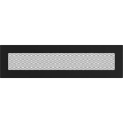 KRATKI Rejilla de ventilación 11x42 negro KRATKI Rejilla de ventilación 11x42 negro