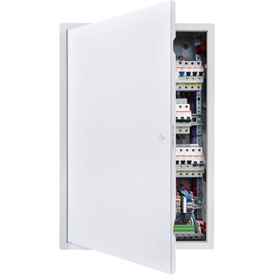 VEVOR Trampilla de Inspección para Paneles de Yeso, Puerta de Acceso de Acero Galvanizado 620x417 mm, con Pestillo de Destornillador, para Instalación de Fontanería y Electricidad en Techos, Blanco VEVOR Trampilla de Inspección para Paneles de Yeso, Puerta de Acceso de Acero Galvanizado 620x417 mm, con Pestillo de Destornillador, para Instalación de Fontanería y Electricidad en Techos, Blanco