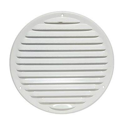EUROPLAST Ø 100mm Rejilla de Ventilación con Mosquitera Rejillas de Aireación Metálicas Acero, Blanco EUROPLAST Ø 100mm Rejilla de Ventilación con Mosquitera Rejillas de Aireación Metálicas Acero, Blanco