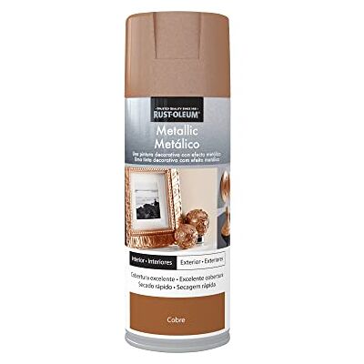 Rust-Oleum Metallic pintura en spray con acabado metálico Cobre 400 ml Rust-Oleum Metallic pintura en spray con acabado metálico Cobre 400 ml