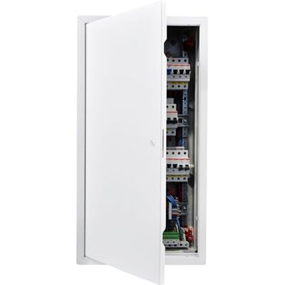 VEVOR Trampilla de Inspección para Paneles de Yeso, Puerta de Acceso de Acero Galvanizado 747x366 mm, con Pestillo de Destornillador, para Instalación de Fontanería y Electricidad en Techos, Blanco VEVOR Trampilla de Inspección para Paneles de Yeso, Puerta de Acceso de Acero Galvanizado 747x366 mm, con Pestillo de Destornillador, para Instalación de Fontanería y Electricidad en Techos, Blanco