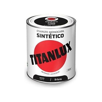Esmalte Sintético Titanlux Negro Brillo 750ml Esmalte Sintético Titanlux Negro Brillo 750ml
