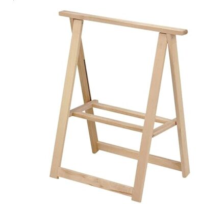 WELL HOME MOBILIARIO & DECORACIÓN Caballete de haya bajo 73cm acabado SIN barniz WELL HOME MOBILIARIO & DECORACIÓN Caballete de haya bajo 73cm acabado SIN barniz