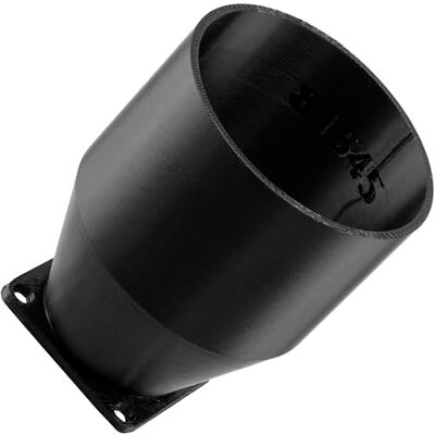 AERZETIX Adaptador Cuadrado-Redondo de Flujo de Aire para conducto de ventilación 40x40 mm Ø58 mm en plástico ABS AERZETIX Adaptador Cuadrado-Redondo de Flujo de Aire para conducto de ventilación 40x40 mm Ø58 mm en plástico ABS