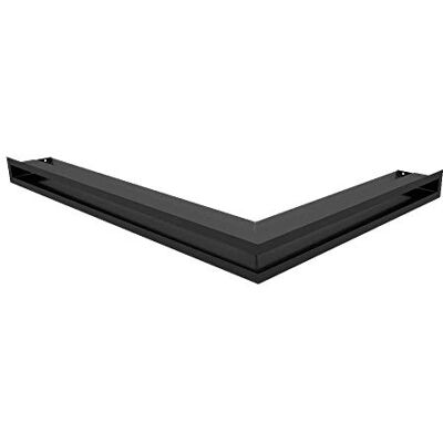 KRATKI Rejilla de ventilación Air Rejilla para Chimenea de Esquina Izquierda 766 x 547 x 60 mm Negro Rejilla de Escape para ventilación de chimeneas KRATKI Rejilla de ventilación Air Rejilla para Chimenea de Esquina Izquierda 766 x 547 x 60 mm Negro Rejilla de Escape para ventilación de chimeneas