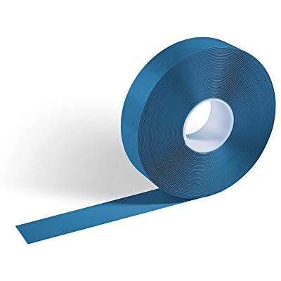 Durable Cinta de señalización de suelos Duraline, autoadhesiva y antideslizante, 50 mm x 0,5 mm x 30 m (ancho x alto x largo), azul señal RAL 5005, Durable Cinta de señalización de suelos Duraline, autoadhesiva y antideslizante, 50 mm x 0,5 mm x 30 m (ancho x alto x largo), azul señal RAL 5005,