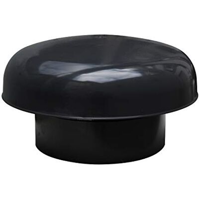First Plast Gorro de ventilación con cabeza excavadora, color negro, diámetro 200 mm First Plast Gorro de ventilación con cabeza excavadora, color negro, diámetro 200 mm