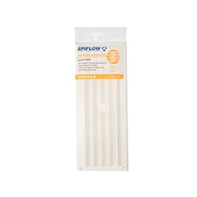 Airflow Rejilla de Ventilación con Lamas – Rejilla de Aire de Plástico Blanca con Mosquitera Integrada – 250 mm x 99 mm – Superficie Pintable – Apta para Uso Interior y Exterior Airflow Rejilla de Ventilación con Lamas – Rejilla de Aire de Plástico Blanca con Mosquitera Integrada – 250 mm x 99 mm – Superficie Pintable – Apta para Uso Interior y Exterior