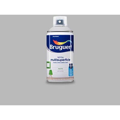 Bruguer Acrylic Multisuperficie Esmalte al agua en Spray Mate Gris Ceniza 300 ml Bruguer Acrylic Multisuperficie Esmalte al agua en Spray Mate Gris Ceniza 300 ml