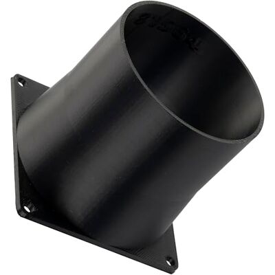 AERZETIX Adaptador Cuadrado-Redondo de Flujo de Aire para conducto de ventilación 80x80 mm Ø73 mm en plástico ABS AERZETIX Adaptador Cuadrado-Redondo de Flujo de Aire para conducto de ventilación 80x80 mm Ø73 mm en plástico ABS