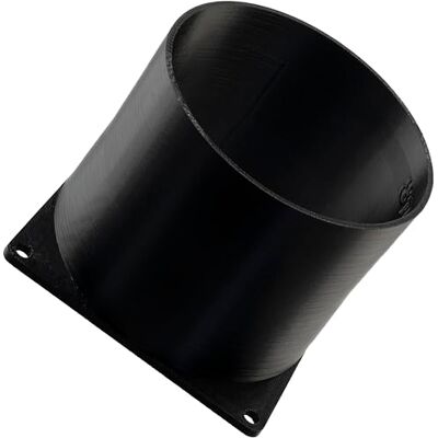 AERZETIX Adaptador Cuadrado-Redondo de Flujo de Aire para conducto de ventilación 92x92 mm Ø88 mm en plástico ABS AERZETIX Adaptador Cuadrado-Redondo de Flujo de Aire para conducto de ventilación 92x92 mm Ø88 mm en plástico ABS
