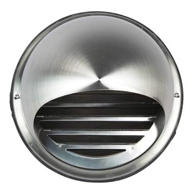 Airflow Salida De Ventilación De Pared 180mm Acero Inoxidable Con Lamas Y Malla Antiinsectos – Cubierta Resistente Al Clima Para Entrada Y Salida De Aire – Incluye Sellador Y Tornillos Airflow Salida De Ventilación De Pared 180mm Acero Inoxidable Con Lamas Y Malla Antiinsectos – Cubierta Resistente Al Clima Para Entrada Y Salida De Aire – Incluye Sellador Y Tornillos