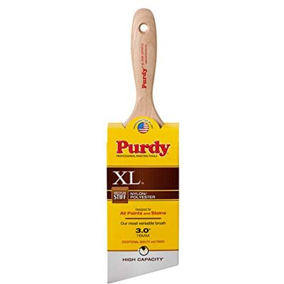 Purdy Brocha de Pintura XL de Alta Capacidad 7,6 cm, Corte Angular, Mango Tipo Cola de Castor Purdy Brocha de Pintura XL de Alta Capacidad 7,6 cm, Corte Angular, Mango Tipo Cola de Castor