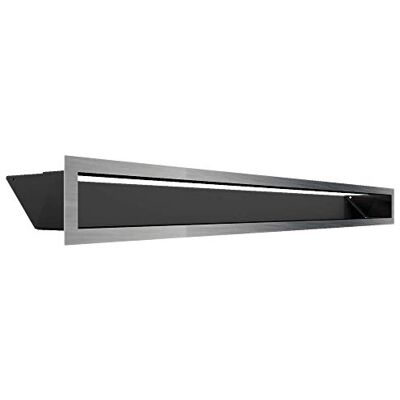 KRATKI Rejilla de ventilación Air Rejilla de Aire Caliente 9 x 100 cm Tierra Rejilla de Escape para ventilación de chimeneas Entrada de Aire en un ángulo de 45 Grados KRATKI Rejilla de ventilación Air Rejilla de Aire Caliente 9 x 100 cm Tierra Rejilla de Escape para ventilación de chimeneas Entrada de Aire en un ángulo de 45 Grados