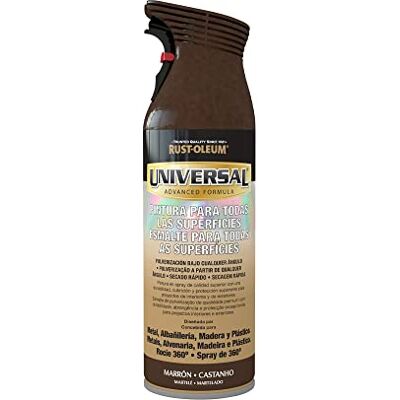 Rust-Oleum Universal pintura multisuperficie en spray Martelé Marrón 400 ml Rust-Oleum Universal pintura multisuperficie en spray Martelé Marrón 400 ml