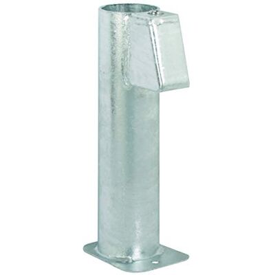 Alberts Anclaje para postes de letreros, Disponible en distintos modelos, Con mordaza montada, Galvanizado en caliente, Para tubo de Ø 60 mm, Longitud 300 mm Alberts Anclaje para postes de letreros, Disponible en distintos modelos, Con mordaza montada, Galvanizado en caliente, Para tubo de Ø 60 mm, Longitud 300 mm