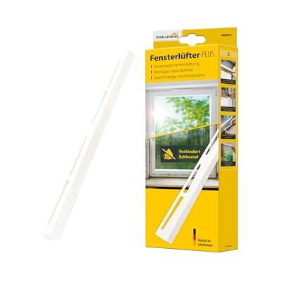 Schellenberg Ventilador de ventana PLUS, blanco, montaje sin taladrar, previene la formación de moho, Schellenberg Ventilador de ventana PLUS, blanco, montaje sin taladrar, previene la formación de moho,