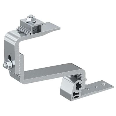 fischer RH 40-52 H AL 10 ganchos de aluminio para techos de tejas, 3 ajustes, montaje horizontal, para perfiles de paneles solares fotovoltaicos, fischer RH 40-52 H AL 10 ganchos de aluminio para techos de tejas, 3 ajustes, montaje horizontal, para perfiles de paneles solares fotovoltaicos,