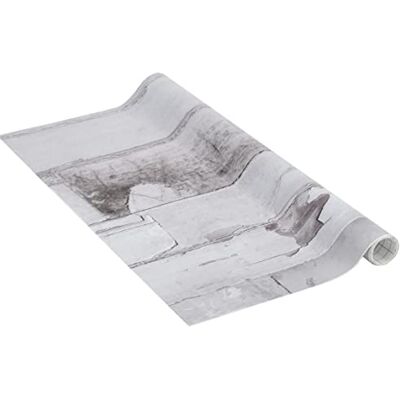 Venilia Lámina adhesiva, Pared de piedra gris, 90cm x 2,1m, Espesor 95μ, Vinilo autoadhesivo para muebles o cocina, decorativas papel pintado pared, PVC sin ftalatos, Fabricado en UE Venilia Lámina adhesiva, Pared de piedra gris, 90cm x 2,1m, Espesor 95μ, Vinilo autoadhesivo para muebles o cocina, decorativas papel pintado pared, PVC sin ftalatos, Fabricado en UE