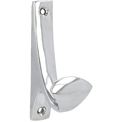 Amig Colgador para la Ropa de Latón con Diseño Elegante Mod.51-92 x 16 x 48 mm Gancho Atornillable para Paredes o Puertas Incluye Tirafondos Acabado Cromado Brillante Amig Colgador para la Ropa de Latón con Diseño Elegante Mod.51-92 x 16 x 48 mm Gancho Atornillable para Paredes o Puertas Incluye Tirafondos Acabado Cromado Brillante