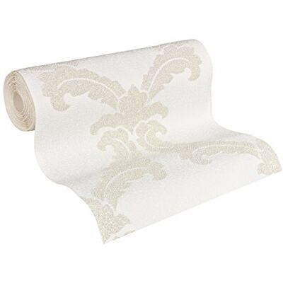 A.S. Création Architects Paper papel pintado de tejido-no-tejido revistiendo Pigment Quarzit blanco 10,05 m x 0,53 m A.S. Création Architects Paper papel pintado de tejido-no-tejido revistiendo Pigment Quarzit blanco 10,05 m x 0,53 m