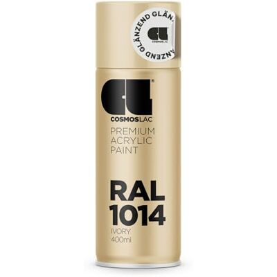 COSMOS LAC Spray Premium Acrylic Brillante Ral 400 Ml (RAL 1014 Marfil) COSMOS LAC Spray Premium Acrylic Brillante Ral 400 Ml (RAL 1014 Marfil)