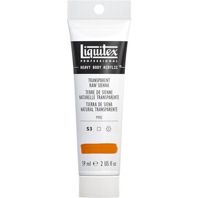 Liquitex Heavy Body Tubo De Pintura Acrílica, 59 ml, Tierra De Siena Natural Transparente Liquitex Heavy Body Tubo De Pintura Acrílica, 59 ml, Tierra De Siena Natural Transparente