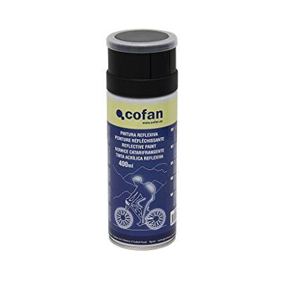 Cofan Pintura Acrílica Reflexiva Envase de 400 ml Fluorescente Poder Luminoso en Superficies Blancas Cofan Pintura Acrílica Reflexiva Envase de 400 ml Fluorescente Poder Luminoso en Superficies Blancas