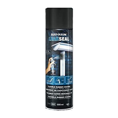 Rust-Oleum LeakSeal revestimiento para fugas y grietas en spray Negro 500 ml Rust-Oleum LeakSeal revestimiento para fugas y grietas en spray Negro 500 ml