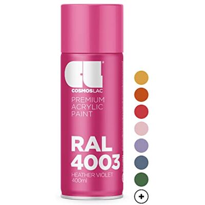 COSMOS LAC Spray Premium Acrylic Brillante 400 Ml ( 4003 Violeta érica) COSMOS LAC Spray Premium Acrylic Brillante 400 Ml ( 4003 Violeta érica)