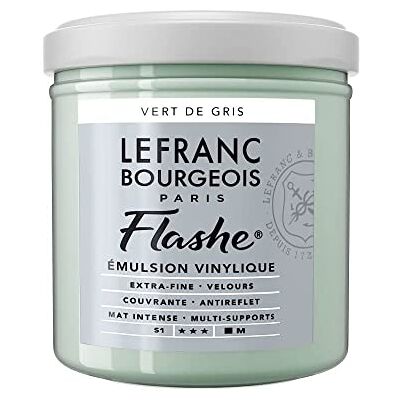 Color de acrílico Lefranc Flashe 125ml - Tarro Verde Grisáceo Color de acrílico Lefranc Flashe 125ml - Tarro Verde Grisáceo