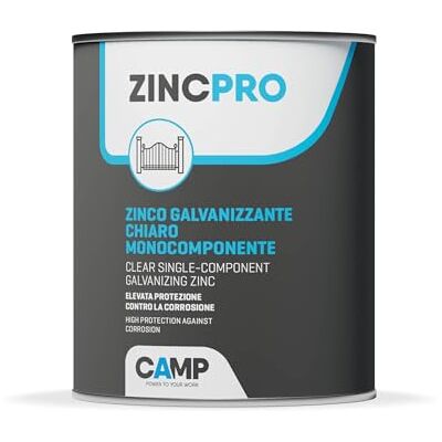 CAMP 1035 001 Zinc Pro líquido, zinc galvanizado, protector, antioxidante, 1 litro CAMP 1035 001 Zinc Pro líquido, zinc galvanizado, protector, antioxidante, 1 litro