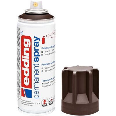 Edding Spray Permanente de Pintura Acrílica 200 ml Chocolate Mate Edding Spray Permanente de Pintura Acrílica 200 ml Chocolate Mate