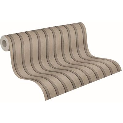 A.S. Création papel pintado no tejido con efecto madera en beige, marrón, gris – papel pintado decorativo 10,05 x 0,53 m – A.S. Création papel pintado no tejido con efecto madera en beige, marrón, gris – papel pintado decorativo 10,05 x 0,53 m –