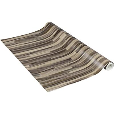 Venilia Lámina adhesiva, Parquet marrón Aspecto madera, 90 cm x 2,1 m, Espesor 95μ, Vinilo autoadhesivo para muebles o cocina, decorativas papel pintado pared, PVC sin ftalatos, Fabricado en UE Venilia Lámina adhesiva, Parquet marrón Aspecto madera, 90 cm x 2,1 m, Espesor 95μ, Vinilo autoadhesivo para muebles o cocina, decorativas papel pintado pared, PVC sin ftalatos, Fabricado en UE