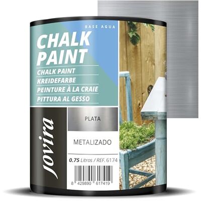 JOVIRA PINTURAS - Chalk Paint - 750 mL - Plata - Paint JOVIRA PINTURAS - Chalk Paint - 750 mL - Plata - Paint
