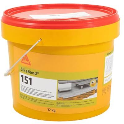 SIKA Adhesivo elástico para pavimentos de madera bond-151 Marrón Listo para su uso y fácil de espatular 17kg SIKA Adhesivo elástico para pavimentos de madera bond-151 Marrón Listo para su uso y fácil de espatular 17kg