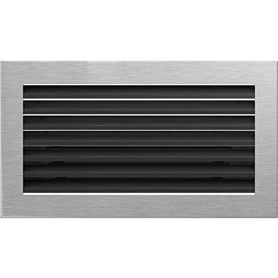 KRATKI Rejilla de ventilación Rejilla de Chimenea Fresh 17cm x 30cm Cerrada KRATKI Rejilla de ventilación Rejilla de Chimenea Fresh 17cm x 30cm Cerrada