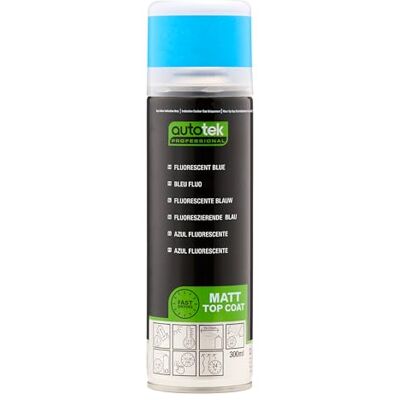 Autotek Extra Bright Fluorescent Blue Spray Paint Fluorescent Blue Aerosol Spray 300ml Autotek Extra Bright Fluorescent Blue Spray Paint Fluorescent Blue Aerosol Spray 300ml