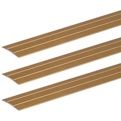 Alberts GAH- 491499 Perfil de transición autoadhesivo, aluminio, 900 x 38 mm, anodizado en oro, juego de 3 Alberts GAH- 491499 Perfil de transición autoadhesivo, aluminio, 900 x 38 mm, anodizado en oro, juego de 3