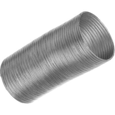 EUROPLAST Tubo flexible de aluminio, diámetro de 150 mm, longitud de 3 metros, tubo flexible de aluminio, tubo de ventilación EUROPLAST Tubo flexible de aluminio, diámetro de 150 mm, longitud de 3 metros, tubo flexible de aluminio, tubo de ventilación