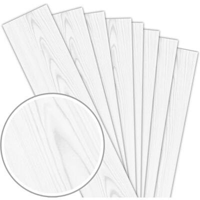Eurodeco Paneles de techo, revestimiento de techo con aspecto de madera, imitación de madera, material de poliestireno, plateado (20 m²/120 unidades) Eurodeco Paneles de techo, revestimiento de techo con aspecto de madera, imitación de madera, material de poliestireno, plateado (20 m²/120 unidades)