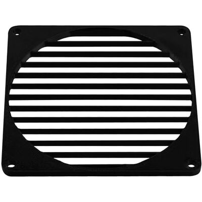 AERZETIX Lote de 4 Rejillas de Ventilador 92x92 mm de plástico Color Negro AERZETIX Lote de 4 Rejillas de Ventilador 92x92 mm de plástico Color Negro